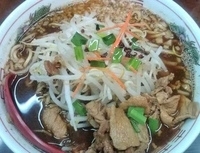 「ラーメン大盛り（600円）」@ぼり・うむ 西早稲田本店の写真