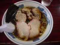 「中華そば+焼豚」@白河中華そばの写真