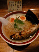 「鮎○ゴトラーメン:1000円」@鮎ラーメン 二子玉川店の写真