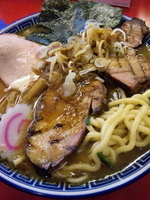 「ミックスチャーシューメン+ライス+味玉（ネットクーポンサービス）」@ラーメンいっとくの写真