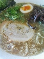 「ランチらーめん（黒）600円」@マルバの写真