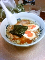 「玉子らーめん+和風ぎょうざ」@与ろゐ屋の写真