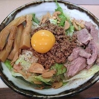 「まぜそば 750円」@ブロンソンの写真