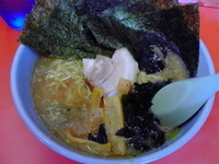 「みそラーメン並盛（硬め）+のり」@ラーメンショップ 薮塚店の写真