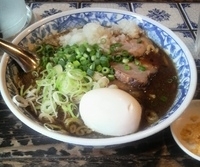 「天照らーめん+味玉、キザミニンンク、三昧ネギ=970円」@麺香房 天照の写真