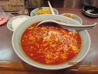 「坦々麺セット」@元祖 ニュータンタンメン本舗イソゲン 新城店の写真