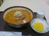 「味噌ラーメン ライス」@すみれ ラゾーナ川崎店の写真