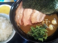 「期間限定 一心流カレーらーめん+半ライス（850円+150円）」@横浜ラーメン 一心の写真