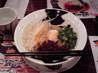 「汁なし坦々麺」@どでかっちゃん 木更津店の写真