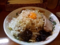 「あぶらそば」@らーめん ぽっぽっ屋 水道橋店の写真