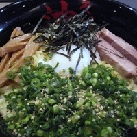 「油そば（大盛） 680円+スペシャルトッピングA 180円」@東京油組総本店 赤坂見附組の写真