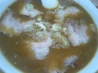 「カレーラーメン+チャーシュー（600円+150円）」@やまや食堂の写真