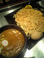 「焼きもりめん伊勢海老の滴味玉入り」@四代目 けいすけの写真