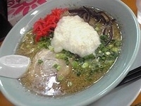 「とろろラーメン700円」@味彩の写真