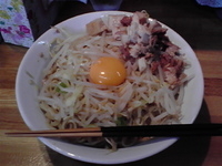 「油そば（汁なし）￥700」@ラーメン髭の写真