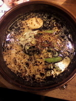 「焦がし担々麺￥880+味付玉子（ランチサービス）」@光麺 上野店の写真