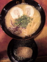 「昼定食 にぎり（硬め）￥700」@博多とんこつラーメン わ蔵 板橋本店の写真