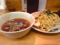 「極太つけ麺（正油）ランチ大盛りサービス」@麺屋 せんりの写真