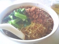 「四川担担麺（750円）+ライス（セルフで無料）」@鴻運の写真