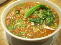 「排骨坦坦麺」@東京担担麺本舗 ゴマ屋の写真