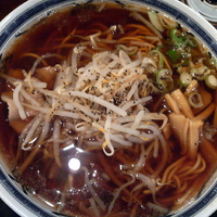 「黒豚らーめん（￥650）+大盛り（￥100）」@香名屋 花園店の写真