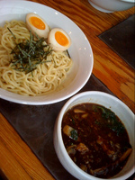 「半肉つけ麺」@らうめん つけめん 三都屋の写真