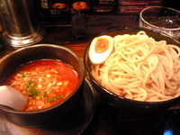 「辛塩つけ麺 大盛りサービス」@中華そば ことぶきやの写真