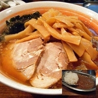 「メンマラーメンセット（￥1050）」@高円寺ラーメン タロー軒の写真