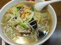 「タンメン600円+餃子300円+小ライス150円=1050円」@手打らーめん 珍來 柏東口店の写真