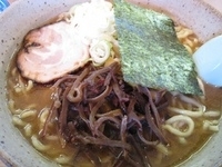 「魚介醤油麺680円+大盛50円+太麺20円=750円（クーポンに」@麺屋 花形の写真