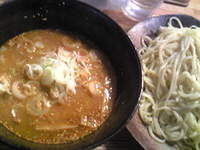 「味噌つけ麺（大盛り）」@つけ麺屋 やすべえ 水道橋店の写真