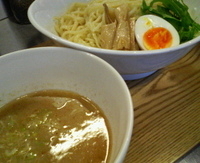 「塩つけ麺 麺大盛」@麺食堂 Xの写真