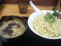 「塩つけ麺+メンマ増し 800円+50円」@喜奴屋 福生店の写真