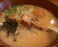 「白風（ハリガネ） ￥682 + 味玉（サービス券で無料）」@麺工房 風の杜の写真