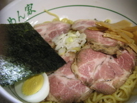 「油麺ダブル+特製チャーシュー（￥750+￥350）」@らーめん めん家の写真