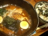 「けや木ら～めん+けや木丼（780円+280円）」@らーめん工房 けや木の写真