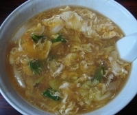 「ダーロー麺（北京風スタミナソバ）、焼餃子」@綏彩の写真