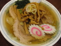 「ワンタンメン￥750+チャーシュー￥250+メンマ￥150」@手打ちラーメン 恒の写真