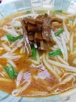 「ミソラーメン600円+半チャーハンセット300円（餃子3個つき）」@味の横綱の写真