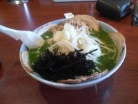 「塩抹茶ラーメン」@さんしちの写真