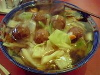 「肉だんごうま煮ラーメン+麺大盛」@ラーメン桐生 伊勢崎店の写真