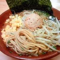「味噌ラーメン ニンニク背脂 （750円）」@味噌好き！みそごろうの写真