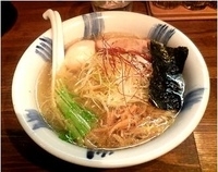 「塩+味玉+ネギ=1,000円」@ラーメン食堂 粋な一生の写真