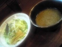 「つけめん500円」@二代目 哲麺 八王子店の写真