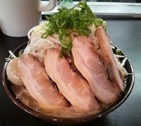 「どかめん(大盛)+チャーシュー+味玉」@麺豪力の写真