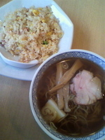 「半炒飯らーめん￥830」@中国料理 大勝軒の写真