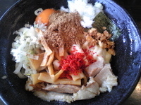 「まぜそば大盛り+チーズ」@狼煙 〜NOROSHI〜の写真