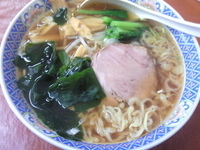 「ラーメン（平打ち麺）」@幸楽の写真