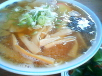 「ラーメン/麺硬め（￥550）」@チーナン食堂の写真