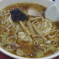 「手打ちラーメン（￥450）」@中華若月の写真